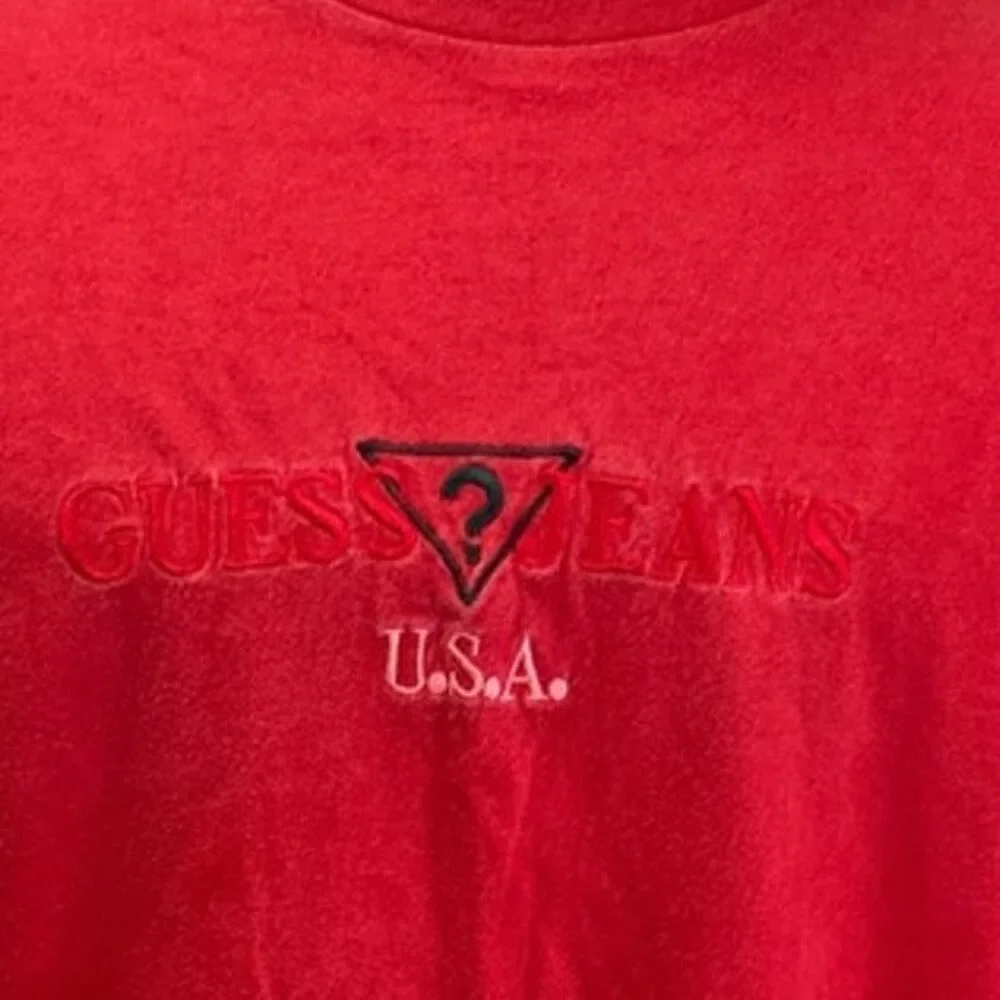 Vintage Guess Jeans Mens Large Short Sleeve Crew Neck 100% Cotton Tee Shirt